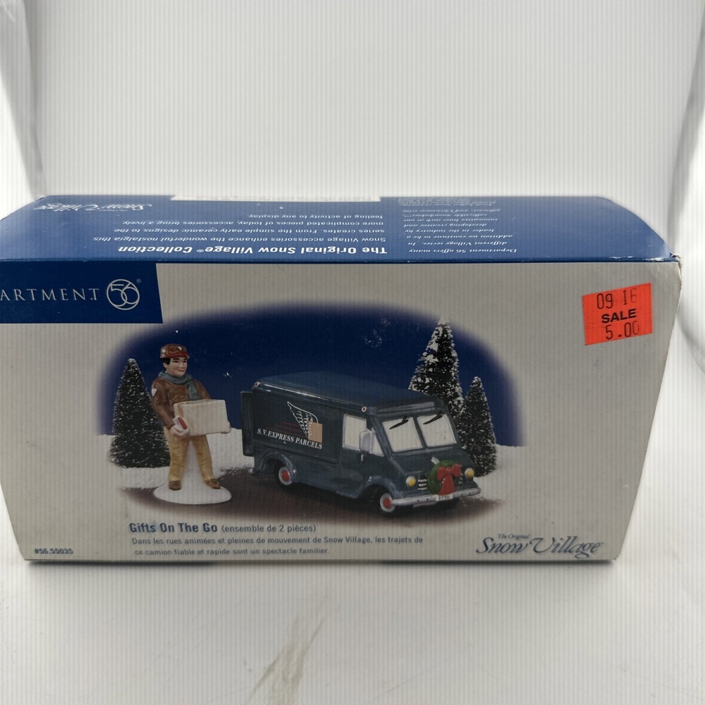 Gifts On The Go 55035 Snow Village Department Dept 56 Christmas
